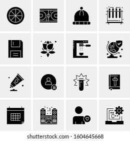 16 Universal Business Icons Vector. Creative Icon Illustration to use in web and Mobile Related project.