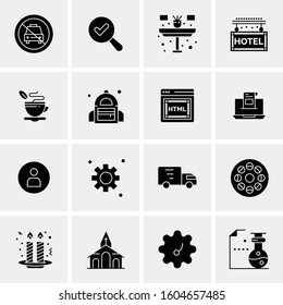 16 Universal Business Icons Vector. Creative Icon Illustration to use in web and Mobile Related project.