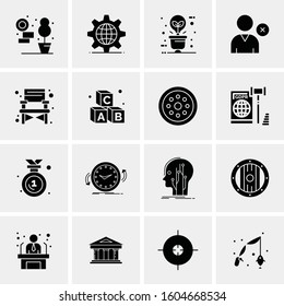 16 Universal Business Icons Vector. Creative Icon Illustration to use in web and Mobile Related project.