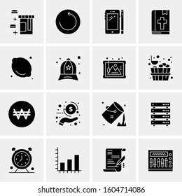 16 Universal Business Icons Vector. Creative Icon Illustration to use in web and Mobile Related project.