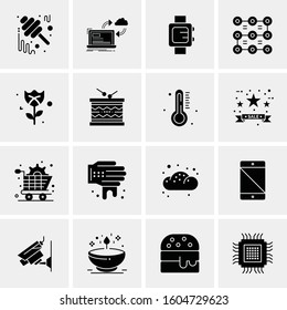 16 Universal Business Icons Vector. Creative Icon Illustration to use in web and Mobile Related project.