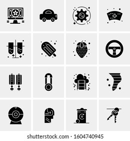 16 Universal Business Icons Vector. Creative Icon Illustration to use in web and Mobile Related project.