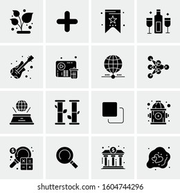 16 Universal Business Icons Vector. Creative Icon Illustration to use in web and Mobile Related project.