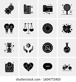 16 Universal Business Icons Vector. Creative Icon Illustration to use in web and Mobile Related project.