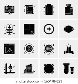 16 Universal Business Icons Vector. Creative Icon Illustration to use in web and Mobile Related project.