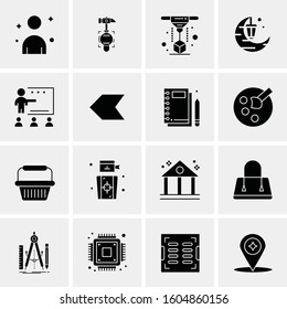 16 Universal Business Icons Vector. Creative Icon Illustration to use in web and Mobile Related project.