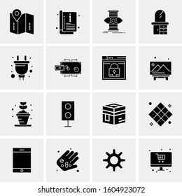 16 Universal Business Icons Vector. Creative Icon Illustration to use in web and Mobile Related project.