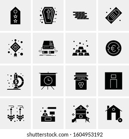 16 Universal Business Icons Vector. Creative Icon Illustration to use in web and Mobile Related project.