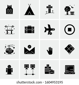 16 Universal Business Icons Vector. Creative Icon Illustration to use in web and Mobile Related project.