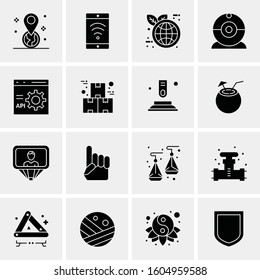 16 Universal Business Icons Vector. Creative Icon Illustration to use in web and Mobile Related project.