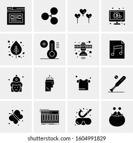 16 Universal Business Icons Vector. Creative Icon Illustration to use in web and Mobile Related project.