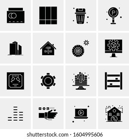 16 Universal Business Icons Vector. Creative Icon Illustration to use in web and Mobile Related project.