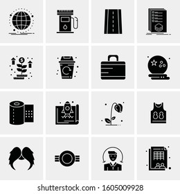 16 Universal Business Icons Vector. Creative Icon Illustration to use in web and Mobile Related project.