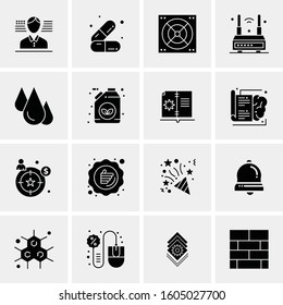 16 Universal Business Icons Vector. Creative Icon Illustration to use in web and Mobile Related project.