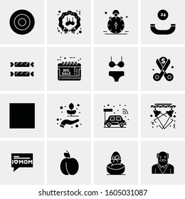 16 Universal Business Icons Vector. Creative Icon Illustration to use in web and Mobile Related project.