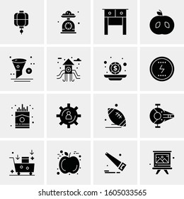 16 Universal Business Icons Vector. Creative Icon Illustration to use in web and Mobile Related project.
