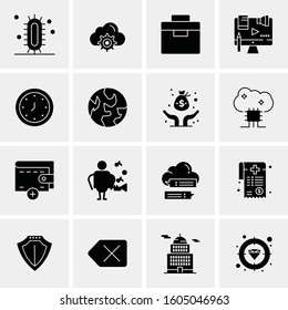 16 Universal Business Icons Vector. Creative Icon Illustration to use in web and Mobile Related project.