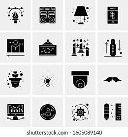16 Universal Business Icons Vector. Creative Icon Illustration to use in web and Mobile Related project.