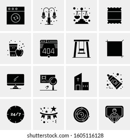 16 Universal Business Icons Vector. Creative Icon Illustration to use in web and Mobile Related project.