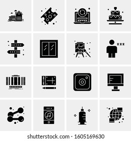 16 Universal Business Icons Vector. Creative Icon Illustration to use in web and Mobile Related project.