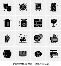 16 Universal Business Icons Vector. Creative Icon Illustration to use in web and Mobile Related project.
