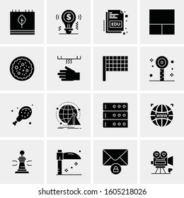 16 Universal Business Icons Vector. Creative Icon Illustration to use in web and Mobile Related project.