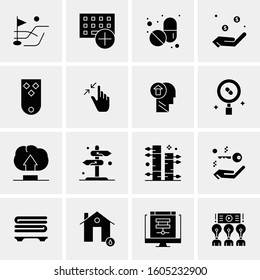 16 Universal Business Icons Vector. Creative Icon Illustration to use in web and Mobile Related project.