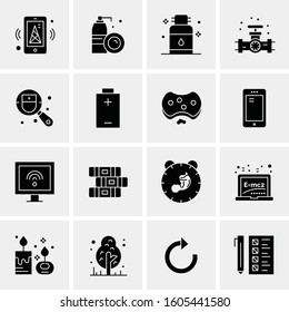 16 Universal Business Icons Vector. Creative Icon Illustration to use in web and Mobile Related project.