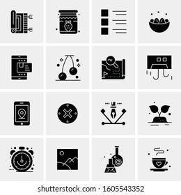 16 Universal Business Icons Vector. Creative Icon Illustration to use in web and Mobile Related project.