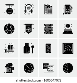 16 Universal Business Icons Vector. Creative Icon Illustration to use in web and Mobile Related project.