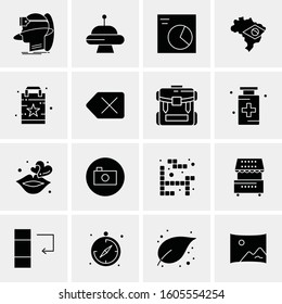 16 Universal Business Icons Vector. Creative Icon Illustration to use in web and Mobile Related project.