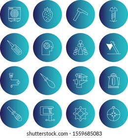 16 Universal icon sheet for your project
   