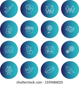  16 Universal icon sheet for your project
   