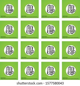  16 User interface Icon set File Format for web and mobile applications
