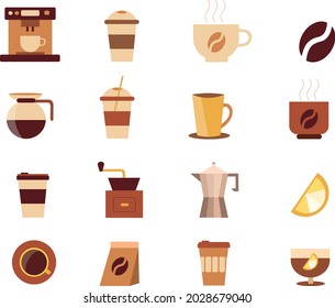 
16 vector coffee icons
Vector images can be used for posters, labels, business cards, logos, packaging, and more.
This set will suit you if you have a coffee shop and you need images for printing .