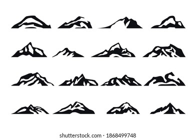 16 Vector mountain , creative design vector template