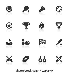 16 vector sport icons for your site or software.