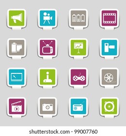 16 web icons media