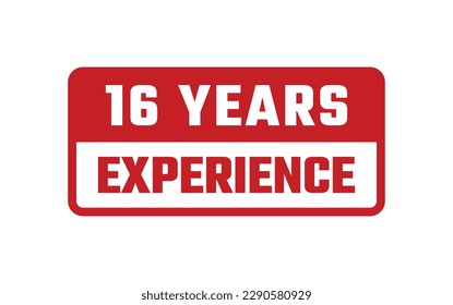 16 Years Experience Rubber Stamp