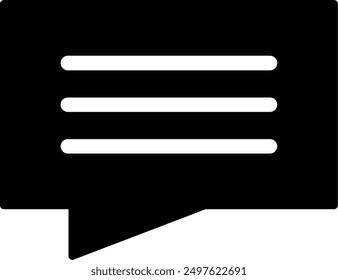 166 - SMS Flat Vector Icon Design