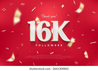 16k elegant and luxurious design, vector background thank you for the followers.