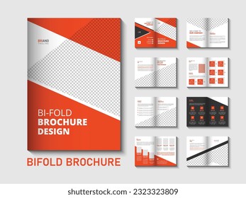 16-page bifold brochure design template