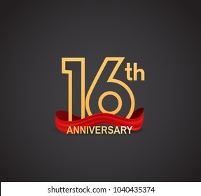 16th Anniversary Images Stock Photos Vectors Shutterstock