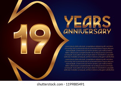 16th Anniversary numbers. background for anniversary