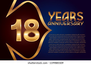 16th Anniversary numbers. background for anniversary