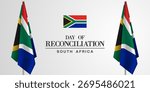 16th December is Day Of Recociliation Day. Suitable for posters, banners and social media. White background.