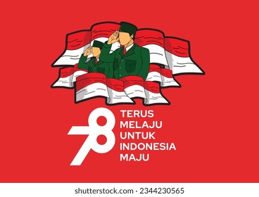17 agustus template background for indonesia independence day event