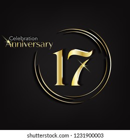 14 Years Anniversary Celebration Anniversary Logo Stock Vector (Royalty ...