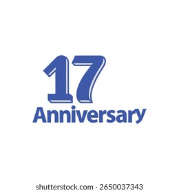 Arquivo vetorial de 17 anos eps