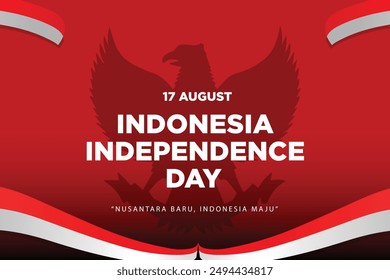 17 August Indonesia Independence day Landscape Template Design Background